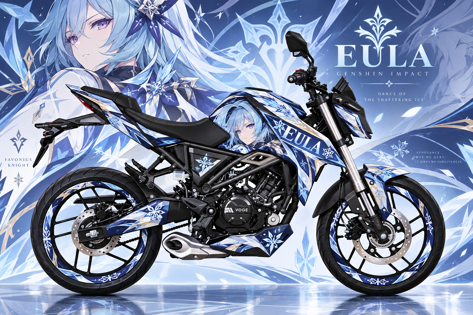 Voge R 125 custom graphic design 6